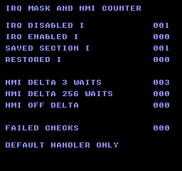 __irq_disable: NROM