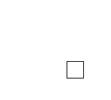 DMG3D_SetDirtyTransfer: DMG — 左上の古い枠を消し、画面座標(96,88)～(120,112)に新しい枠だけを表示します。