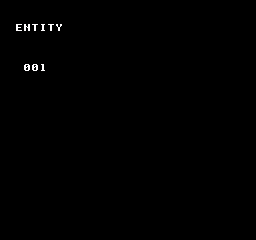 固定長プールからの生成: 001は使用中オブジェクトの個数です。IDや座標ではありません。この例は更新・描画を行わないので、動くキャラクターは表示されません。